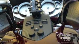2009 Victory Vision motorcycle wrapped with 3M carbon fiber vinyl