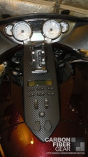2009 Victory Vision motorcycle wrapped with 3M carbon fiber vinyl