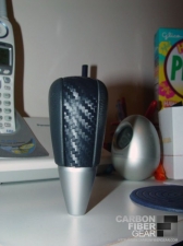 Acura TL shift knob with 3M carbon fiber vinyl