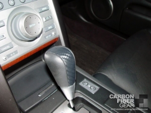 Acura TL shift knob with 3M carbon fiber vinyl