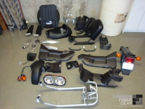 Parts removed for install