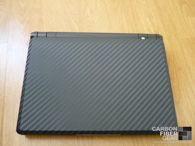 3M carbon fiber DI-NOC on Asus Eee PC 900A netbook