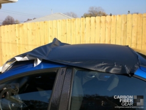 Dodge Neon SRT4 roof with carbon fiber DI-NOC on the roof