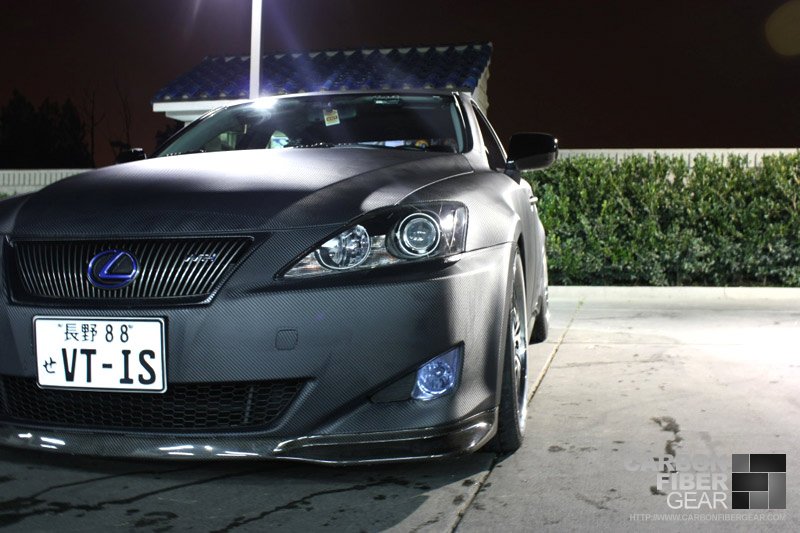 Customer Wraps His Entire Lexus Is350 In 3m Di Noc Carbon
